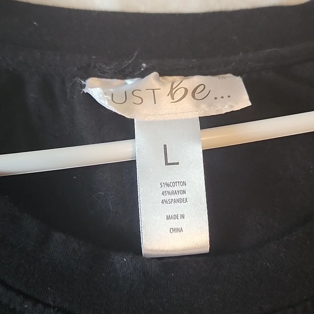 LADIES BLACK CINCHED SHIFT DRESS -SIZE 👗 LARGE. NWT. JUST BE... - Picture 2 of 5